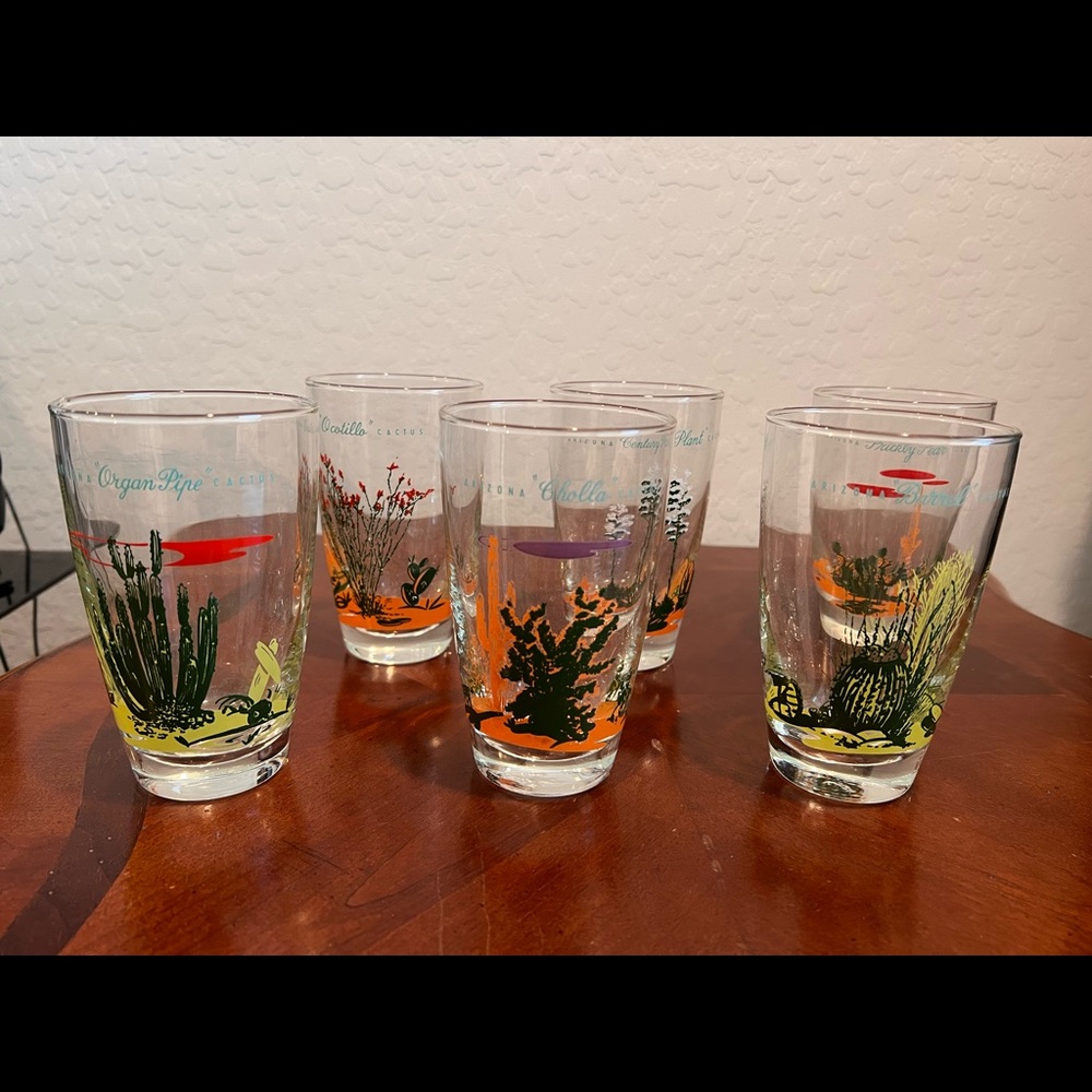 Vintage—Blakeley Gas/Oil Clear Glasses